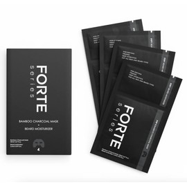 Forte Series Bamboo Charcoal Mask - 4 pack