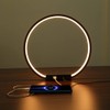 MASIVEL LED Circle Table Lamp Touch Control 3-Way Dimmable Bedside