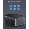 TURBOAMP 4K Projector with Wifi and Bluetooth, TURBOAMP 5G Native