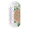 La Crosse 204-1520M 8-inch Analog Capillary Window Thermometer with Mum