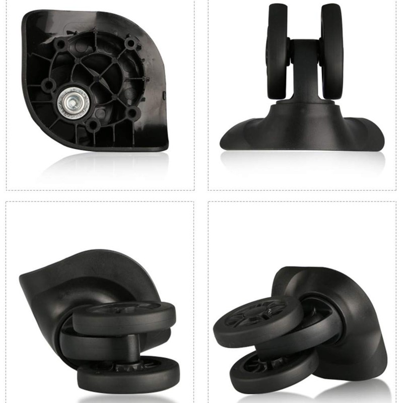 GH8 (DL-W170#) Mute Connected Spinner Wheels for Replacement Luggage Wheels