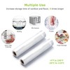 Bonsenkitchen Vacuum Food Sealer Rolls Bags, 2 Packs 8 in