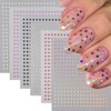 Star Nail Stickers Glitter Star Nail Art Decals Cute Independence