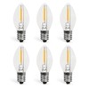 YIMILITE C7 0.6W 2700K Featuring Standard E12 LED Bulb Candelabra