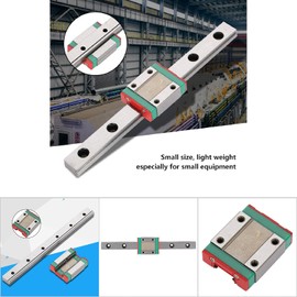 Fafeicy LML12B Miniature Linear Guide 12mm Width + Slide Block (150mm)