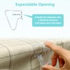 Table Cloth Holder Clips, 24 Pack Clear Tablecloth Clips for