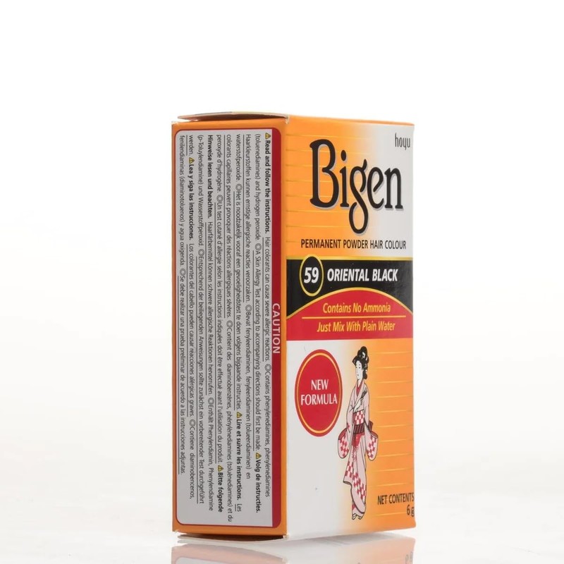 Bigen Permanent Powder Hair Color - 59 - Oriental Black