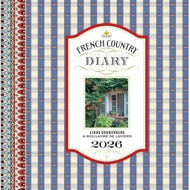French Country Diary 12-Month 2026 Engagement Calendar Desk by Linda Dannenberg