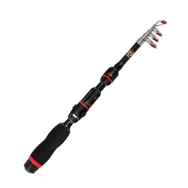 BESPORTBLE Telescopic Fishing Rod Portable Folding Pole Lightweight Fishing Accessory for Fish Lovers Ergonomic Handle Durable Design