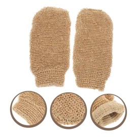 Guantes Exfoliantes Yute Para Toallas Baño Hogar