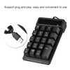 Bewinner Wired Numeric Keypad, 19 Keys Portable Slim Splashproof Waterproof