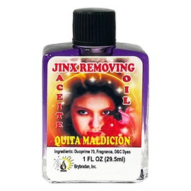 1 Piece BRYBRADAN Jinx Removing Oil/QUITA MALA Suerte ACEITE -1/2 FL OZ 14.7ML