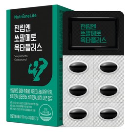 Nutrione Jeonbun Saw Palmetto Octa Plus 17.4g, 30 tablets, 1 unit / 뉴트리원 전립엔 쏘팔메토 옥타플러스 17.4g, 30정, 1개