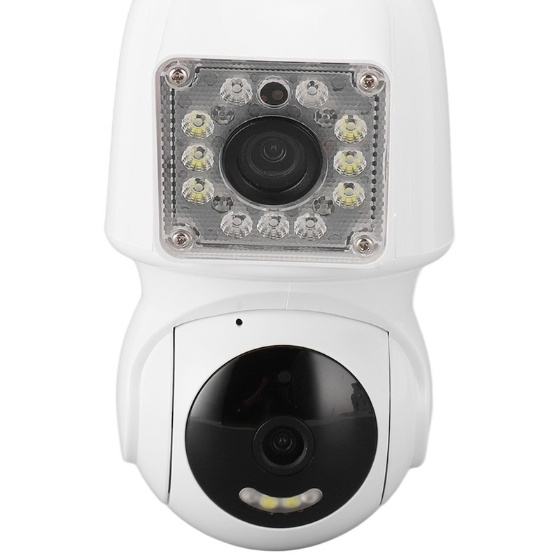 FHD 1080P Dual Lens Light Bulb Security Camera 360 Degree