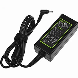 GC PRO Laptop Power Supply 19 V 2.37 A 45 W Compatible with Asus ADP-45AW ADP-45AWA A Charger with Power Cable Plug Type: Round (3.0-1.1 mm)