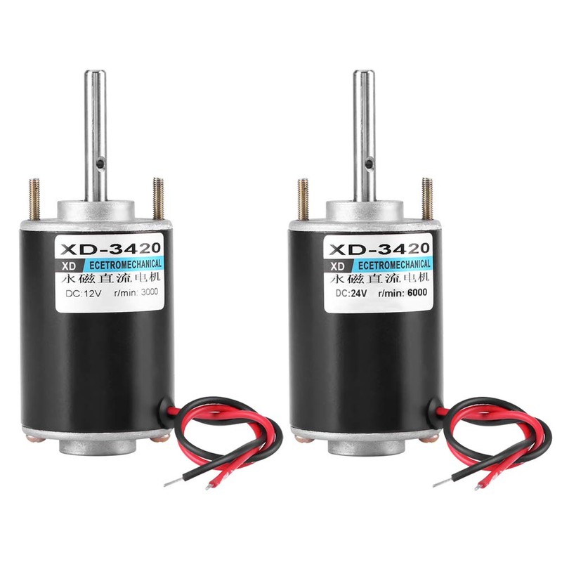 30 Watt 12 V/24 V DC Permanent Magnet Electric Motor,