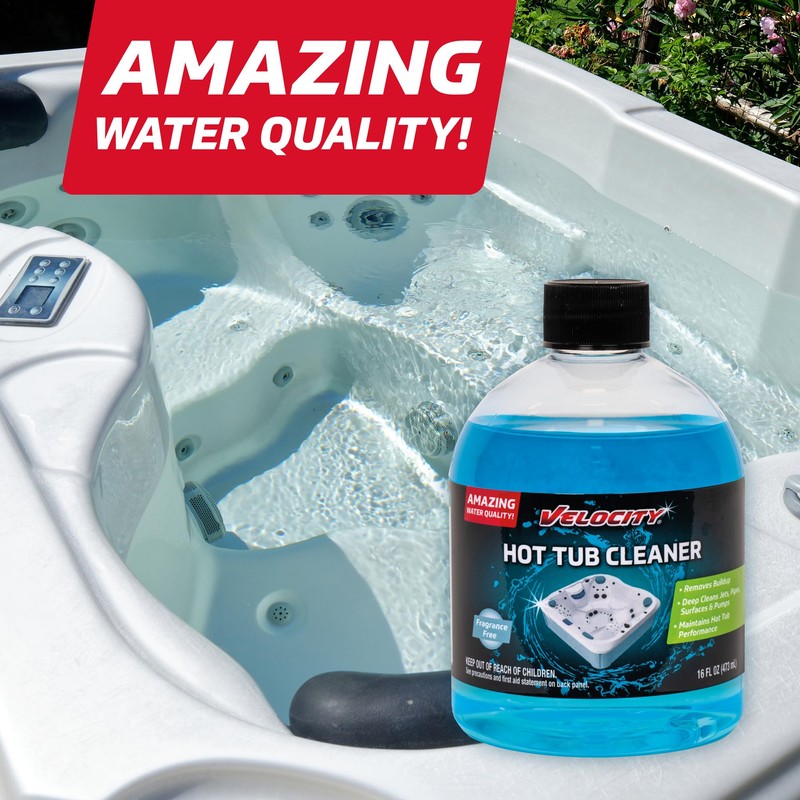 Velocity Hot Tub Cleaner – 2 Uses Per Bottle. Spa