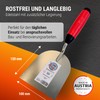WERKFIT Professional Plastering Trowel Made of Stainless Steel 100 mm