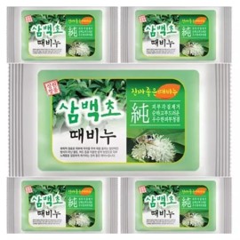 Seongwon 삼백초 성원 목욕비누 때비누 세수비누 미용비누 5개 Sam Baek Cho Cleansing Soap Bath Soap Face Soap Beauty Soap 5ea