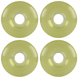 Dura Rollers 54mm Yellow Gel Skateboard Wheels