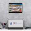 mad masters Ajmer Dargah Sharif Wooden Framed Painting (Multicolour)