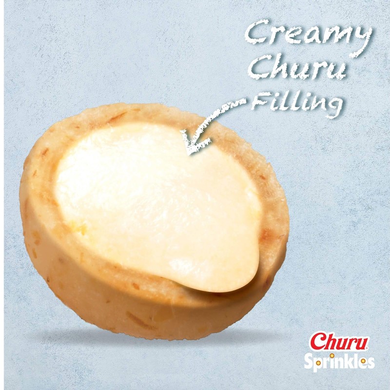 INABA Churu Sprinkles for Cat, Soft & Chewy Churu Filled,