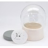 150mm-Do-it-Yourself Schneekugel mit Glaskugel und Porzellansockel für Einbau Spieluhr *