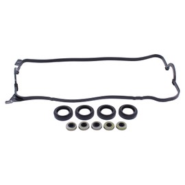 Valve Cover Gasket Set Cylinder Head Cover Gasket Set Valve Cover Gasket Valve Engine Valve Cover Gaskets Cylinder Head Gasket for Civic 5 Civic EG 6 Accord CRX HR-V HRV Logo 400 1.4 1.5 1.6