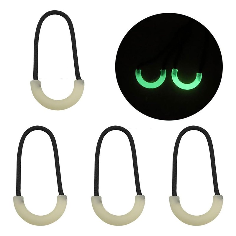 Stoooduo Zipper Pulls Zipper Tabs Glow in the Dark Zipper