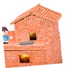 DOITOOL 70pcs Mini Bricks Miniature Building Set Fake Tile Model