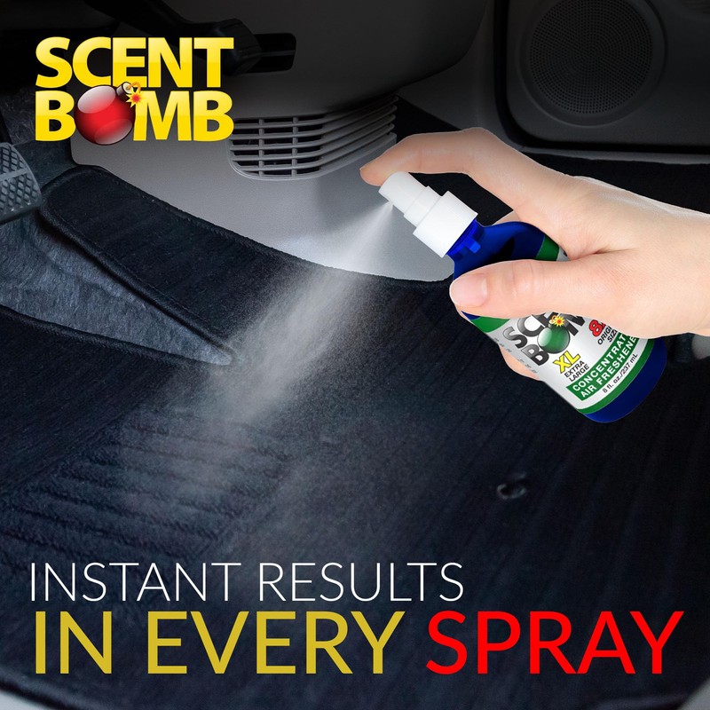 Scent Bomb Pine Air Freshener Spray, Long-Lasting Odor Eliminator for