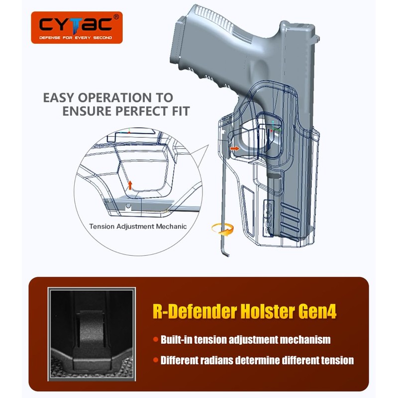 S&W M&P Shield EZ Holster, OWB Holster for Smith Wesson