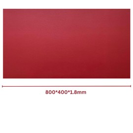 GOLDTRONIX Leather Desk Pad Protecter,Dual-Sided 31.4" X 15.7" Desk Mat,Non-Slip PU Leather Desk Blotter for Laptop,Waterproof Desk Mat for Office and Home (Red)
