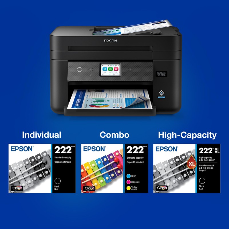 EPSON 222 Claria Ink High Capacity Black Cartridge (T222XL120-S) Works