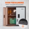 26\" Small Tool Chest Foldable Wall Cabinet Metal Garage Locker