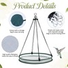FoldTier 2 Pieces Universal Wild Bird Seed Catcher Hanging Hoop