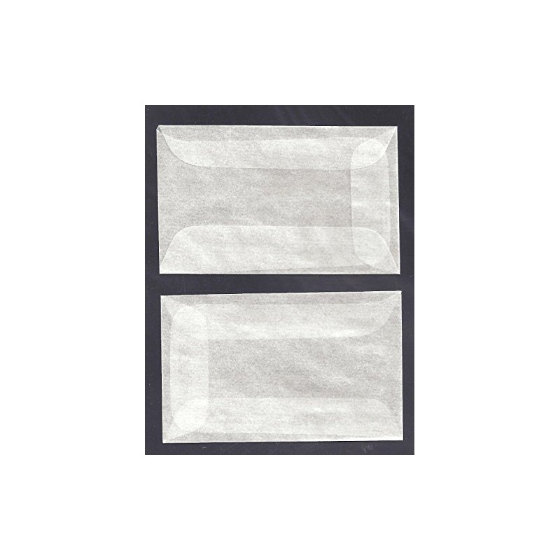 100 #1 Glassine Envelopes Measuring 1 3/4 x 2 7/8