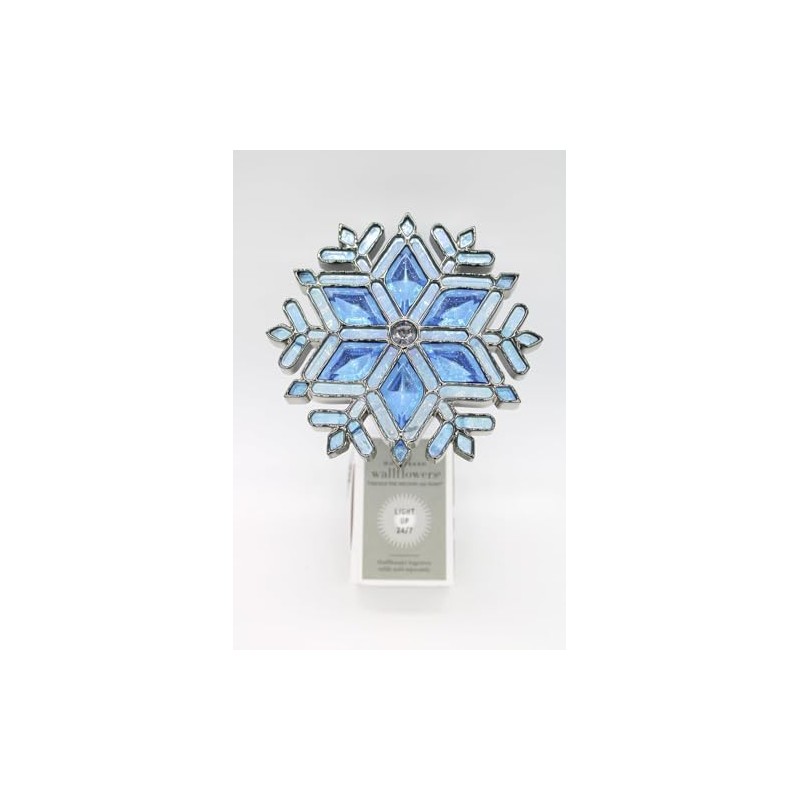 Stained Glass Snowflake Wallflowers Fragrance Plug Nightlight