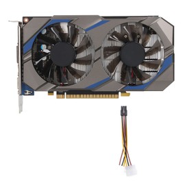 Desktop Graphics Card 4GB DDR5 128BIT 1070MHz 5010MHz HD DVI VGA PCIe 3.0 16X Gaming Video Card for Computer Office 750 4GB