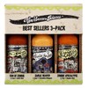Torchbearer Sauces Best-Sellers 3 Pack Mini Hot Sauce Gift Set,