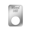 Grand General (GG) GG Indicator Plate for Kenworth Wheel Diff Stainless Steel Block Letters #68560