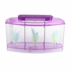 Betta Fish Tank, Adjustable Light Breeding Fish Tank with LED