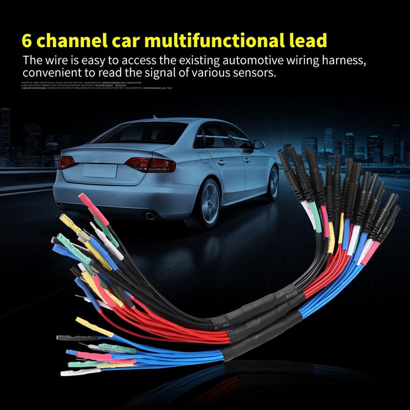 HT306 6 Channel Universal Break Out Leads for Auto Diagnostic