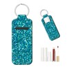 PLKTJOSA Chapstick Keychain Holder for Teens, Mini Lip Balm Pouch