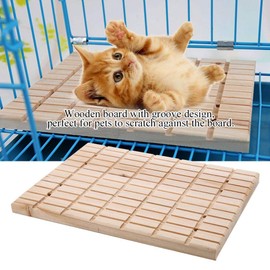 Pet Squirrel Scratcher Board, Pet Hamster Scratching Pad Rectangle Shape Rabbit Scratching Board Playing Grinding Claws Toy for Guinea Pig Rabbits Rat and Other Small Animals