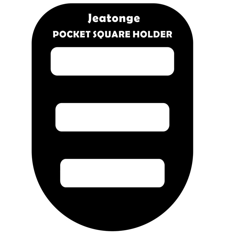 Jeatonge Pocket Square Holder Keeper Organizer Pocket Squares for Men