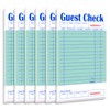 Guest Check Books 6 Pack, Guest Checks for Servers, Server