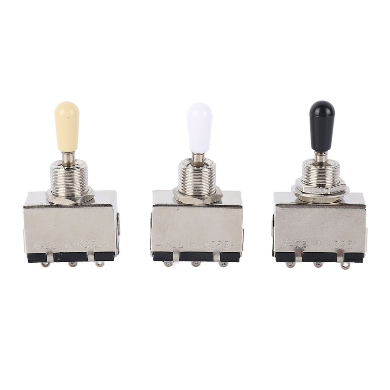 3Pcs Electric Guitar Toggle Switch 3 Way Voice Changeover Shifter