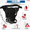 OnlyPRiME Motorcycle Leg Bag Waterproof with Rain Cover and Adjustable
