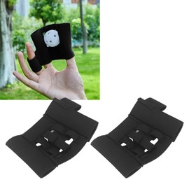 Vitdipy Pack of 2 Baseball Training Gloves, Black, Soft, Comfortable, Durable, Mini Baseball Training Catch Gloves for 1.5 to 2.4 Inch Balls